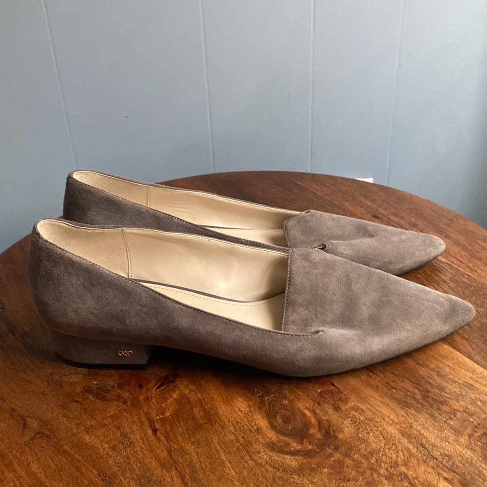 EUC Cole Haan Grand Arlyss Skimmer II Loafer Gray Suede sz 9.5 - Picture 2 of 7